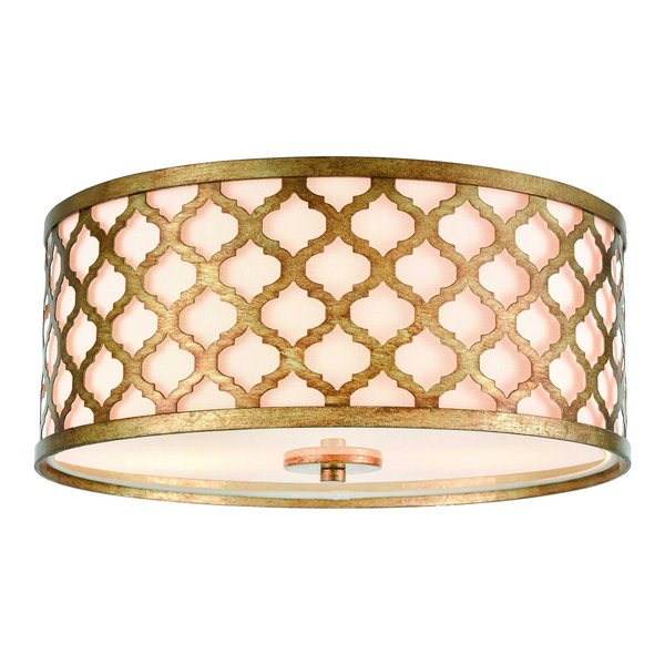 Elk Home Arabesque 15'' Wide 2-Light Flush Mount - Bronzed Gold 75134/2